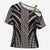 Brown Tongan Polynesian Tribal Cross Shoulder Shirt - Polynesian Pride