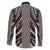 Brown Tongan Polynesian Tribal Family Matching Mermaid Dress and Hawaiian Shirt - Polynesian Pride