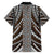 Brown Tongan Polynesian Tribal Family Matching Off Shoulder Maxi Dress and Hawaiian Shirt - Polynesian Pride