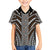 Brown Tongan Polynesian Tribal Family Matching Short Sleeve Bodycon Dress and Hawaiian Shirt - Polynesian Pride