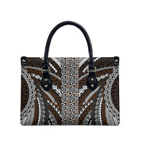 Brown Tongan Polynesian Tribal Leather Bag - Polynesian Pride