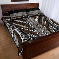 Brown Tongan Polynesian Tribal Quilt Bed Set - Polynesian Pride