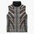 Brown Tongan Polynesian Tribal Sleeveless Puffer Jacket - Polynesian Pride
