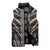 Brown Tongan Polynesian Tribal Sleeveless Puffer Jacket - Polynesian Pride