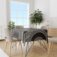 Brown Tongan Polynesian Tribal Tablecloth - Polynesian Pride