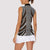 Brown Tongan Polynesian Tribal Women Sleeveless Polo Shirt - Polynesian Pride