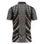 Brown Tongan Polynesian Tribal Zipper Polo Shirt - Polynesian Pride