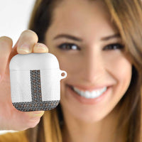 Light Gray Tongan Polynesian Tribal AirPods Case - Polynesian Pride