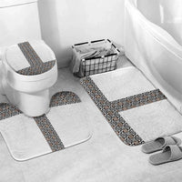 Light Gray Tongan Polynesian Tribal Bathroom Set - Polynesian Pride