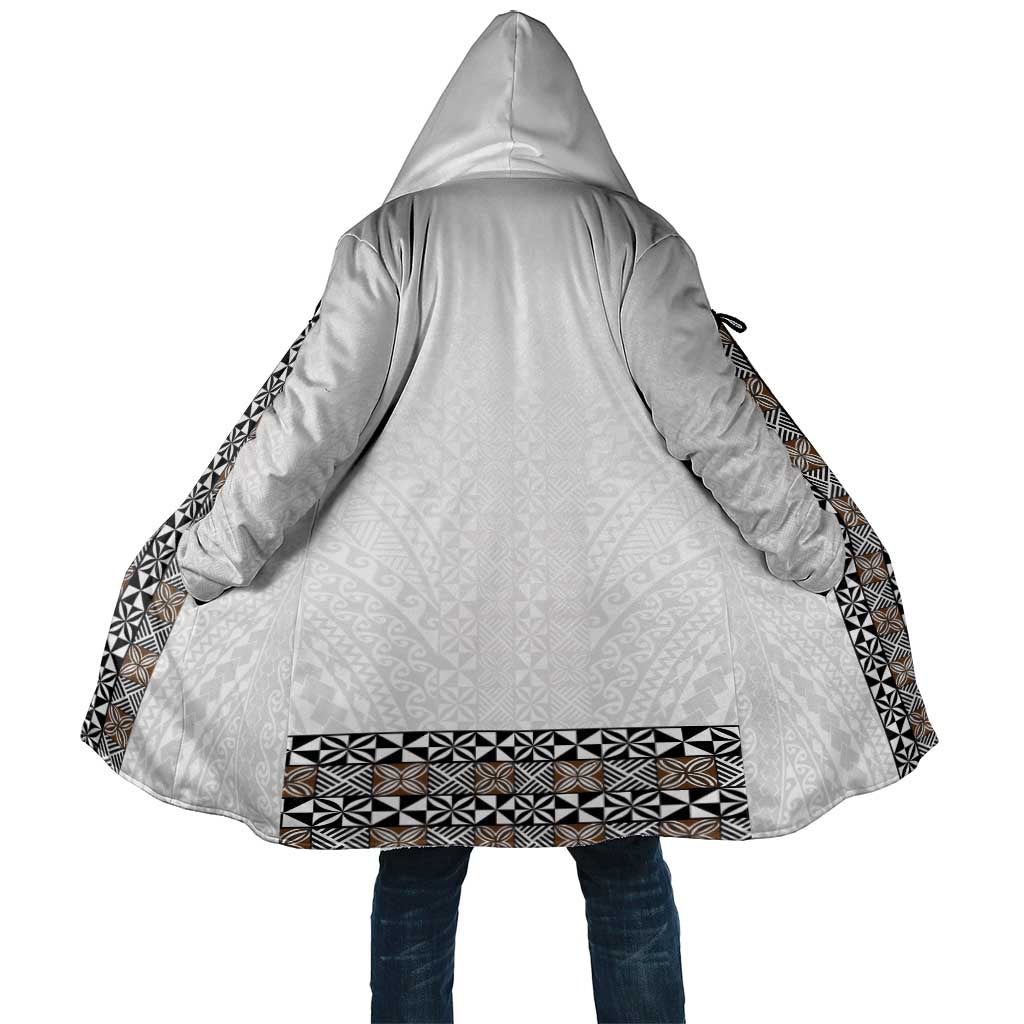 Light Gray Tongan Polynesian Tribal Cloak - Polynesian Pride