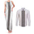 Light Gray Tongan Polynesian Tribal Couples Matching Tank Maxi Dress and Long Sleeve Button Shirt - Polynesian Pride