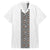 Light Gray Tongan Polynesian Tribal Family Matching Off Shoulder Maxi Dress and Hawaiian Shirt - Polynesian Pride