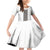 Light Gray Tongan Polynesian Tribal Family Matching Off Shoulder Short Dress and Hawaiian Shirt - Polynesian Pride