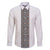 Light Gray Tongan Polynesian Tribal Family Matching Summer Maxi Dress and Hawaiian Shirt - Polynesian Pride
