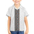 Light Gray Tongan Polynesian Tribal Family Matching Summer Maxi Dress and Hawaiian Shirt - Polynesian Pride