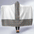 Light Gray Tongan Polynesian Tribal Hooded Blanket - Polynesian Pride