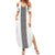 Light Gray Tongan Polynesian Tribal Summer Maxi Dress - Polynesian Pride