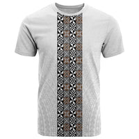Light Gray Tongan Polynesian Tribal T Shirt - Polynesian Pride