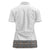 Light Gray Tongan Polynesian Tribal Women Polo Shirt - Polynesian Pride