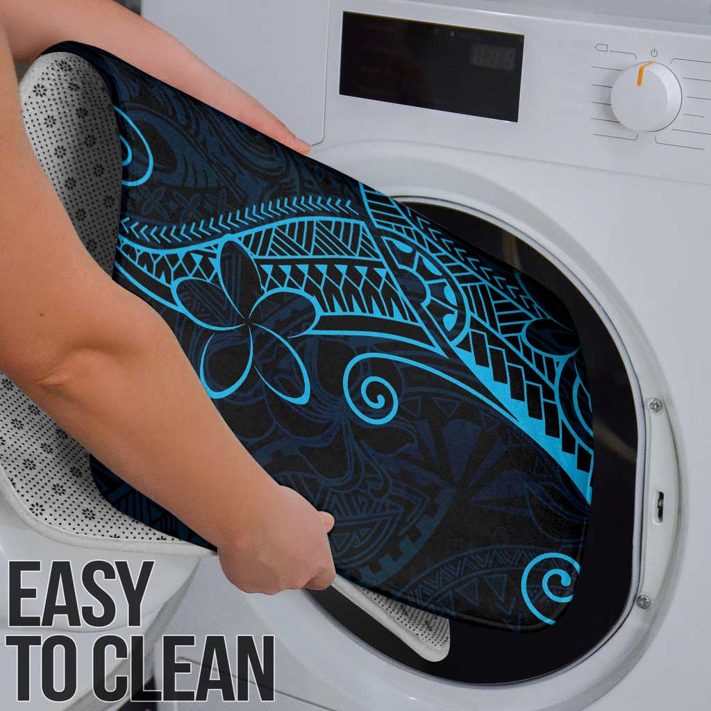 Black Blue Polynesian Tribal Bathroom Set - Polynesian Pride