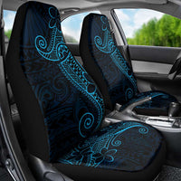 Black Blue Polynesian Tribal Car Seat Cover LT9 - Polynesian Pride