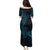 Black Blue Polynesian Tribal Family Matching Puletasi and Hawaiian Shirt - Polynesian Pride