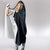 Black Blue Polynesian Tribal Hooded Blanket - Polynesian Pride