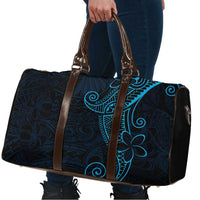 Black Blue Polynesian Tribal Travel Bag - Polynesian Pride