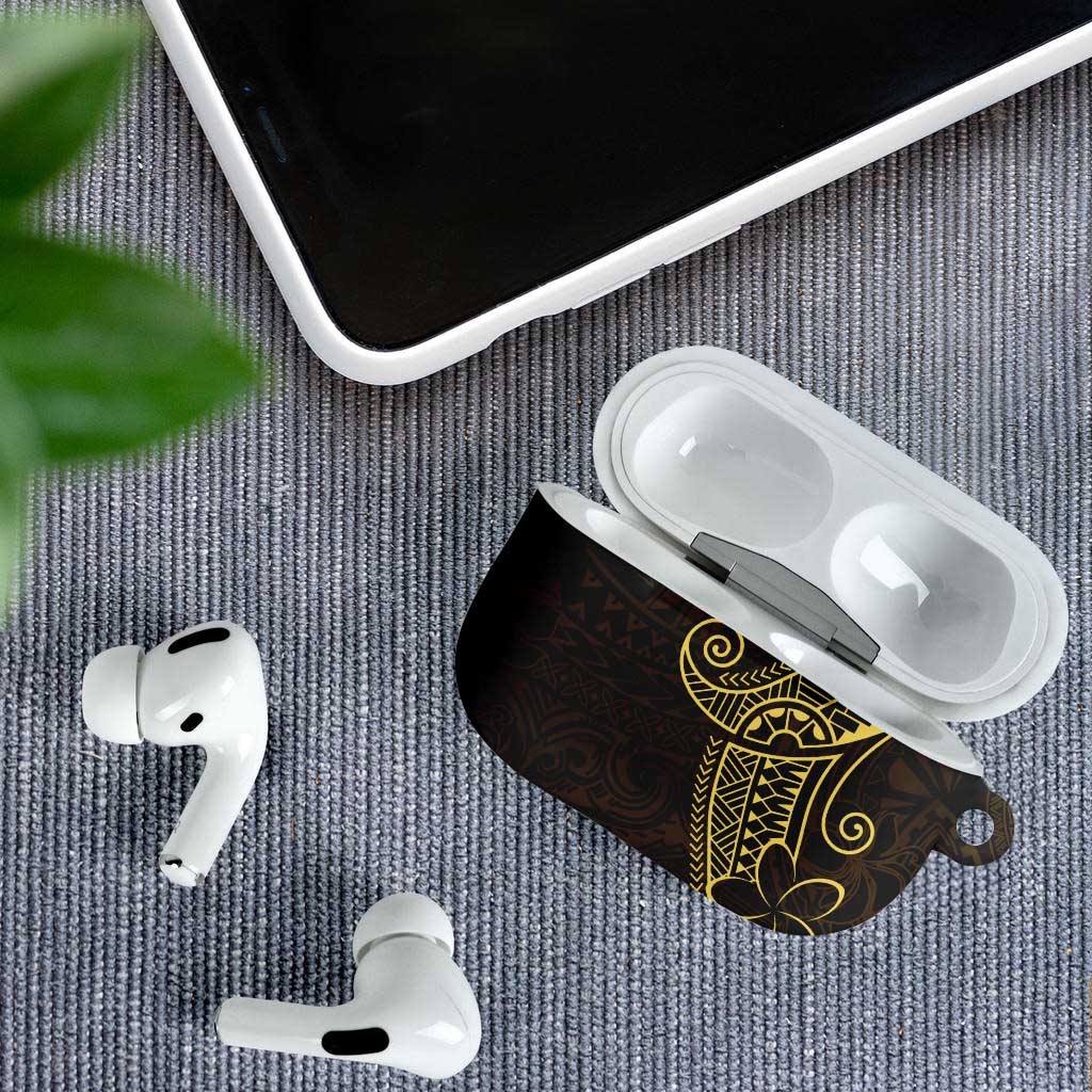 Black Gold Polynesian Tribal AirPods Case - Polynesian Pride