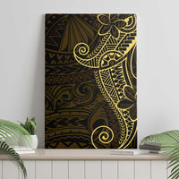 Black Gold Polynesian Tribal Canvas Wall Art - Polynesian Pride