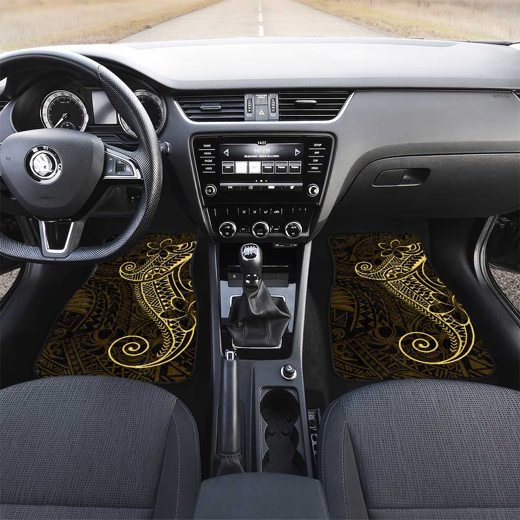 Black Gold Polynesian Tribal Car Mats - Polynesian Pride