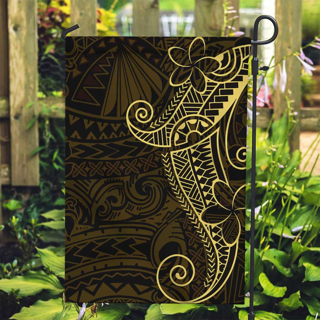 Black Gold Polynesian Tribal Garden Flag - Polynesian Pride
