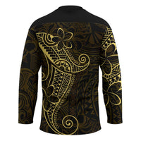 Black Gold Polynesian Tribal Hockey Jersey - Polynesian Pride