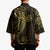 Black Gold Polynesian Tribal Kimono - Polynesian Pride