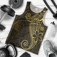 Black Gold Polynesian Tribal Men Tank Top LT9 - Polynesian Pride