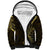 Black Gold Polynesian Tribal Sherpa Hoodie - Polynesian Pride