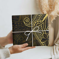 Black Gold Polynesian Tribal Wrapping Paper - Polynesian Pride
