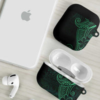 Black Green Polynesian Tribal AirPods Case - Polynesian Pride