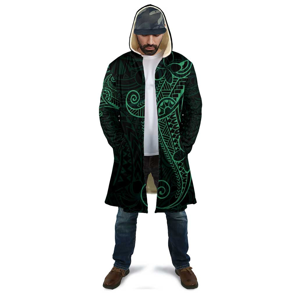 Black Green Polynesian Tribal Cloak - Polynesian Pride