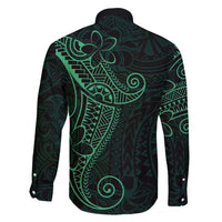 Black Green Polynesian Tribal Family Matching Mermaid Dress and Hawaiian Shirt - Polynesian Pride
