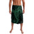 Black Green Polynesian Tribal Lavalava - Polynesian Pride