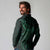 Black Green Polynesian Tribal Long Sleeve Polo Shirt - Polynesian Pride