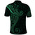 Black Green Polynesian Tribal Polo Shirt - Polynesian Pride