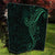 Black Green Polynesian Tribal Quilt - Polynesian Pride