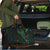 Black Green Polynesian Tribal Travel Bag - Polynesian Pride