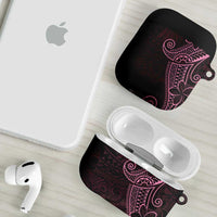 Black Pink Polynesian Tribal AirPods Case - Polynesian Pride
