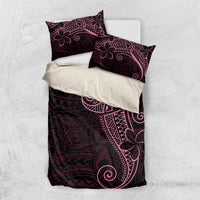 Black Pink Polynesian Tribal Bedding Set - Polynesian Pride