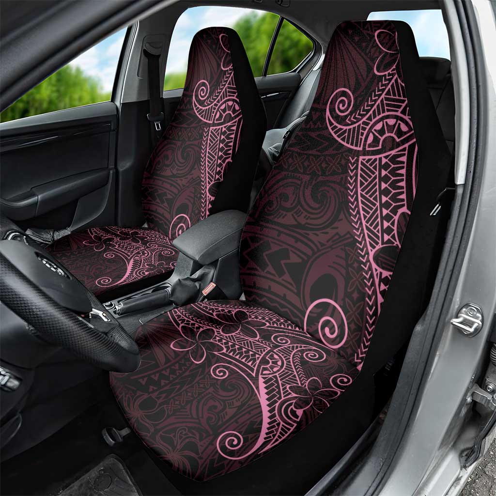 Black Pink Polynesian Tribal Car Seat Cover LT9 - Polynesian Pride