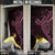 Black Pink Polynesian Tribal Door Cover - Polynesian Pride