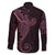 Black Pink Polynesian Tribal Family Matching Puletasi and Hawaiian Shirt - Polynesian Pride